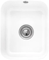 EVIER SOUS-ENCASTRABLE VILLEROY & BOCH CISTERNA 45 370 MM - 435 MM o MM blanc alpin ceramicplus 1 cuve sans egouttoir - vidage manuel