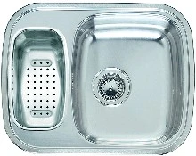EVIER INTEGRABLE REGINOX QUEEN L60 583 MM - 458 MM o inox 1 1/2 cuve sans egouttoir reversible incl. vidoir