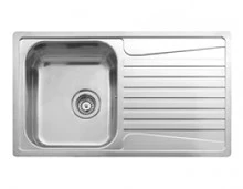 VLAKBOUW SPOELTAFEL REGINOX CENTURIO L10 850 - 490 o MM ! inox 1 bak