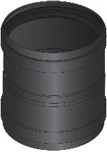 ADAPTATEUR ISOLECO SPGN 80 F X 80 F MM inox 316l laqué noir