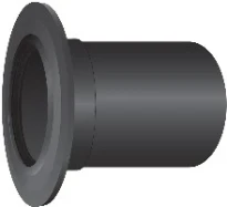T ISOLECO SPGN 100 MM inox 316l laqué noir