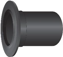 T ISOLECO SPGN 100 MM inox 316l laqué noir