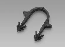 FIXATION U-CLIPS RADSON ROLLJET 17/20MM - (boite=300 pcs)