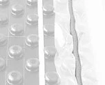 Radson Noppjet profilé PE rond 18 mm (rouleau 100m) - prix par mètre