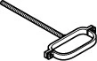 COLLIER VAILLANT pour tube cuivre isolé (4 pieces)