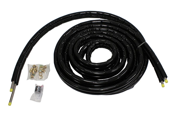 Vaillant auroTHERM inox 2-in-1 duoleiding (rollengte 15m) DN16 - incl 4 koppelstukken en 4 bevestigingshouders - prijs per rol met toebehoren
