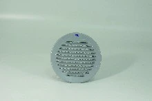 Renson 435R grille à encastrer ronde 150 mm - RAL 9006 aluminium - épaisseur 46 mm