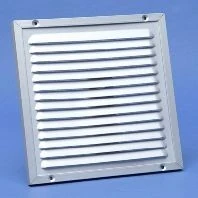 GRILLE RENSON 437 150 X 150 alu/anodisé avec cadre