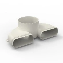 Renson Easyflex 125 pièce de raccordement double pour bouche