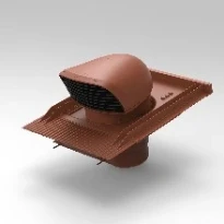 Renson passage toiture 150/160 brun design polypropylène