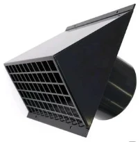 Begetube Profi-air grille extérieure DN180 - noir