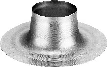 Vasco ventilatie aluminium plakplaat voor dakdoorvoer 150 mm