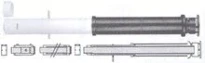 Vaillant RGA concentrique Alu/acier passage toiture 80/125 mm