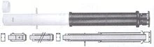 Vaillant RGA concentrique Alu/acier passage toiture 80/125 mm