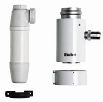Vaillant RGA concentrique Alu/acier évacuation condensation 60/100 mm - avec siphon