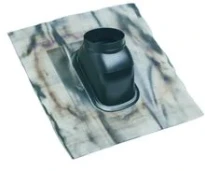 Vaillant RGA bavette en plomb 25-50° pour passage toiture 60/100 - 80/125
