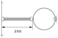 COLLIER DE FIXATION VAILLANT 60 X 100 par 5 pcs flexible