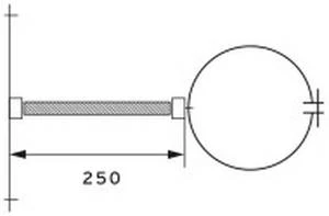 COLLIER DE FIXATION VAILLANT 60 X 100 par 5 pcs flexible