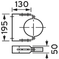 COLLIER VAILLANT 125MM 50 à 90mm