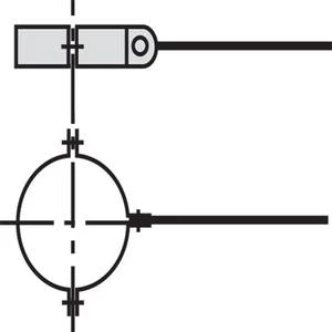 COLLIER DE FIXATION VAILLANT 80   MM par 5 pcs