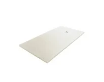 Fiora Silex receveur de douche 1800 x 900 x 30 mm - texture pizarra blanc pur - écoulement excentrique