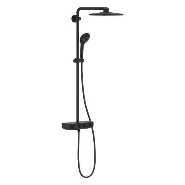 Grohe Euphoria Smartcontrole 310 Showerpipe douche de tête avec 2 jets - douchette 3 jets - Phantom Black
