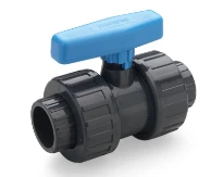 Eupen PVC Pression vanne à bille FF 50 x 50 mm