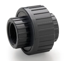 Eupen PVC Pression raccord union 3-pièces joint plat FF 50 x 6/4 F