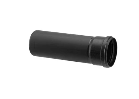 Burgerhout Twinline air arrivée d'air tuyau (longueur 500 mm) 80 mm - noir
