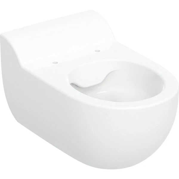 Geberit Bambini hangtoilet Rimfree voor kinderen - zonder spoelrand - 335 x 530 mm - met gaten voor toiletzitting - Wit