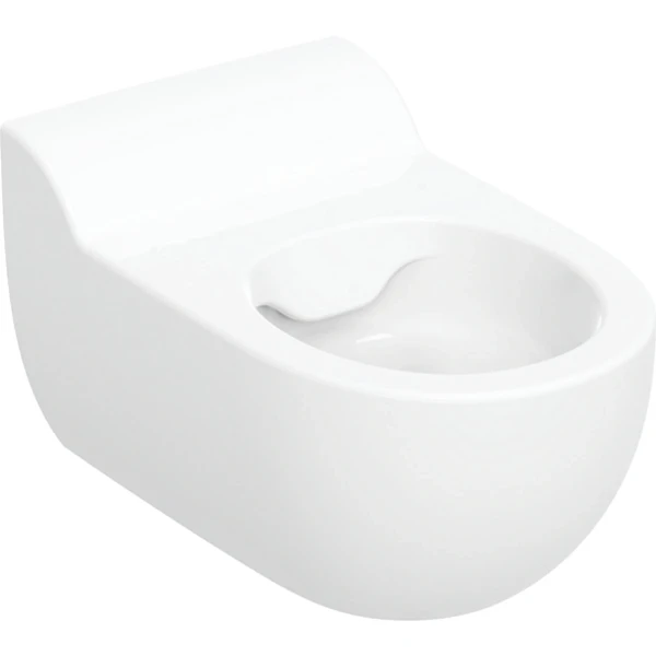 Geberit Bambini hangtoilet Rimfree voor kinderen - zonder spoelrand - 335 x 530 mm - zonder gaten voor toiletzitting - Wit