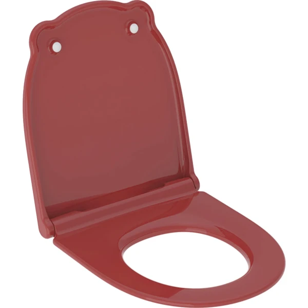 Geberit Bambini Siège de WC pour enfants: Mécanisme softclose=Oui, Rouge carmin