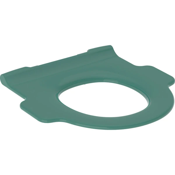Geberit Bambini Lunette de WC pour enfants, avec fonction de poignée/d’appui: Vert forêt
