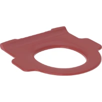 Geberit Bambini Lunette de WC pour enfants, avec fonction de poignée/d’appui: Rouge carmin