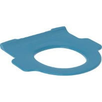 Geberit Bambini Lunette de WC pour enfants, avec fonction de poignée/d’appui: Bleu océan