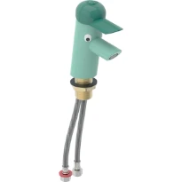 Geberit Bambini washbasin tap, single-lever mixer, vert forêt/vert clair