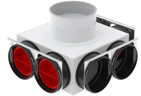 Zehnder ComfoTube 90 distributeur 125 mm - 6 x 90 mm - CT 220 (RLC)