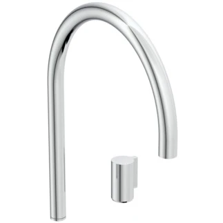 Ideal Standard Solos mitigeur lavabo 2-trous avec bec et poignée rond (à combiner avec porcelaine solos) Chromé