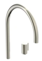 Ideal Standard Solos mitigeur lavabo 2-trous avec bec et poignée rond (à combiner avec porcelaine solos) rvs look/look rvs