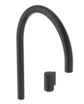 Ideal Standard Solos mitigeur lavabo 2-trous avec bec rond et poignée - à combiner avec Solos porcelaine - Silk Black