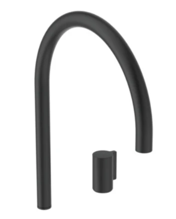 Ideal Standard Solos mitigeur lavabo 2-trous avec bec rond et poignée - à combiner avec Solos porcelaine - Silk Black