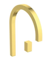 Ideal Standard Solos mitigeur lavabo 2-trous avec bec et poignée carré (à combiner avec porcelaine solos) brushed gold