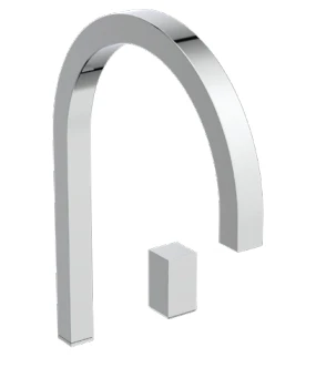 Ideal Standard Solos mitigeur lavabo 2-trous avec bec et poignée carré (à combiner avec porcelaine solos) Chromé