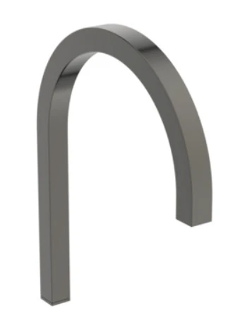 Ideal Standard Solos bec de lavabo électronique carré 1 trou (à combiner avec porcelaine solos) brushed gun metal