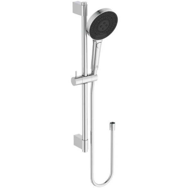 A7897AA Ideal Standard IdealRain Solos douchetset 600 mm - met handdouche 130 mm 3F - 8l-min - doucheflexibel 1/2 x 1750 mm - chroom