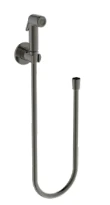Ideal Standard IdealSpray douchette hygiénique avec support mural et idealflex 1250 mm brushed gun metal