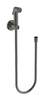 Ideal Standard IdealSpray douchette hygiénique avec support mural et idealflex 1250 mm brushed gun metal