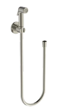 Ideal Standard IdealSpray hygiënische handdoucheset met houder - IdealFlex  1/2 x 1250 mm - RVS look
