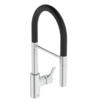 Ideal Standard Gusto mitigeur cuisine semi-pro avec douchette 2f Chromé