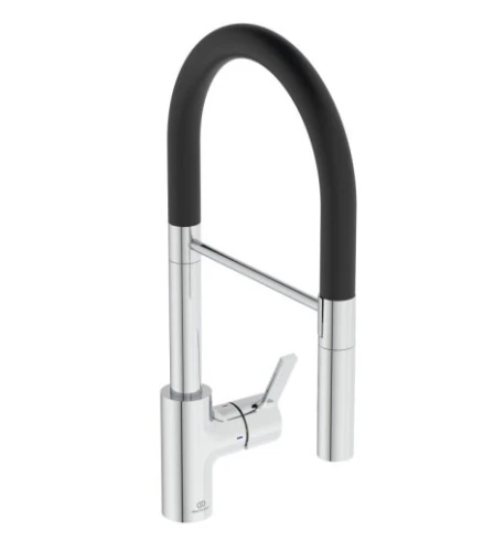 BD417AA Ideal Standard Gusto keukenmengkraan Semi-Pro met handsproeier 2F - chroom
